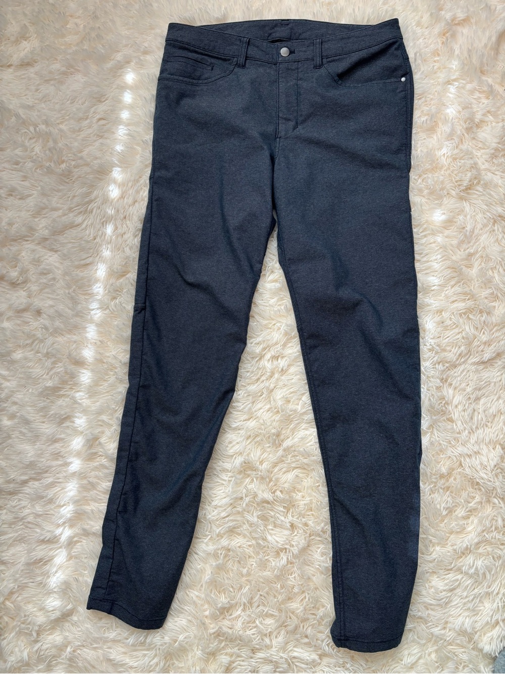 Lululemon Surge Jogger Ankle Zip Pants Men’s Size 32 Heathered Navy